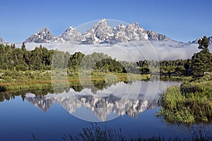 SchwabacherÃ¢â¬â¢s Landing in Grand Teton National Park, Wyoming photo